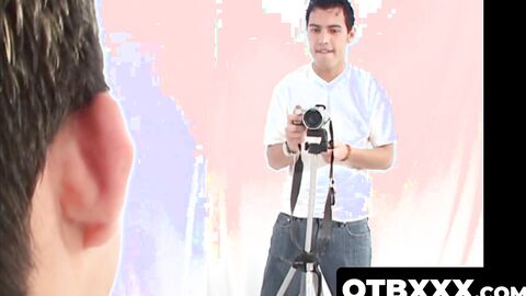 OTBXXX.com - Slurping on an asshole before intense anal sex for Latino twinks