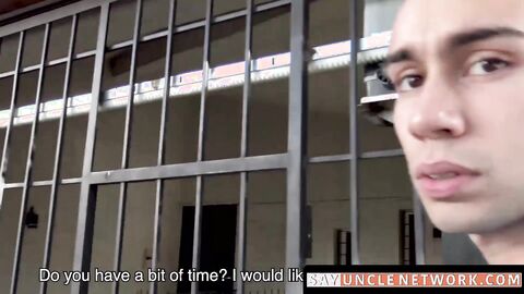 SayUncleNetwork.com - Straight Latino first time barebacked hard and deep with big co