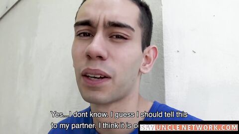 SayUncleNetwork.com - Straight Latino first time barebacked hard and deep with big co