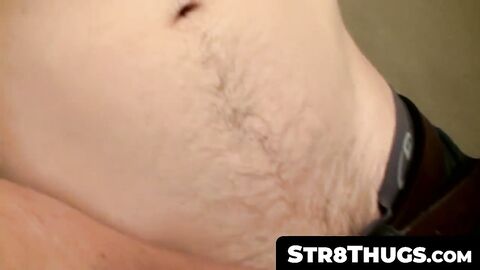 Str8Thugs.com - Good-looking thug's solo dick wanking and cum blasting alone time