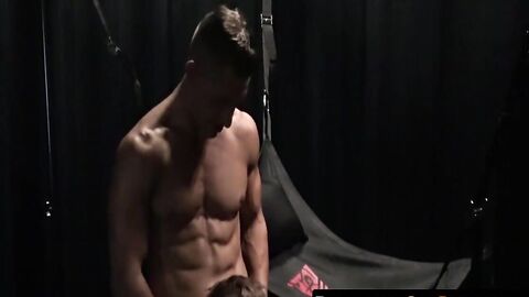 BarebackGayPorno.com - Dominant muscle hunk Jax Thirio raw breeds Tom Bentley's twink