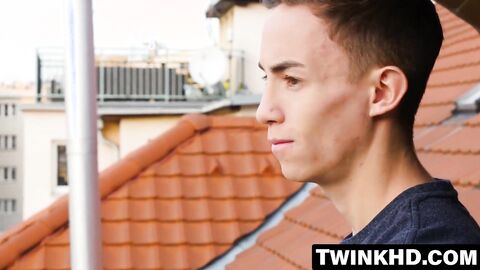 Smooth teen gets mounted and pounded raw from behind