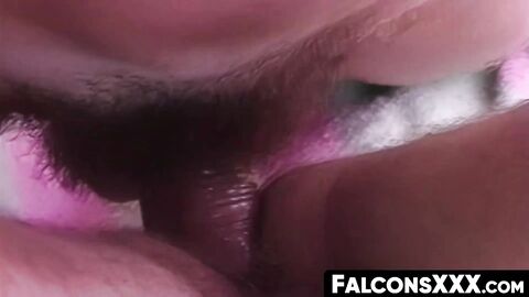 FalconsXXX.com - Alexander rides the largest cock on the farm courtesy of Milos