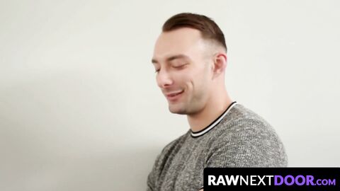 RawNextDoor.com - Tall gay Johnny B gets ass rimmed and barebacked by Dacotah Red int