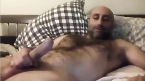 Big-Cock Daddy Loves to Stroke His Huge Meat