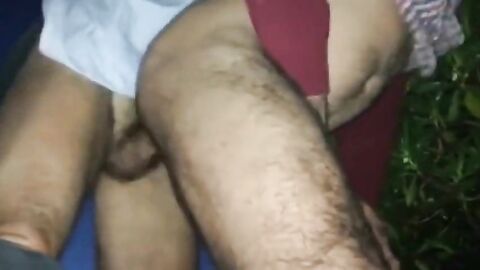 Bareback Latin Amateur Anal in the Woods