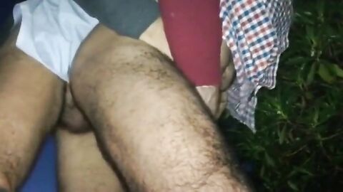 Bareback Latin Amateur Anal in the Woods