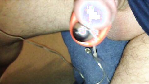 Hands-Free Vibrator Orgasm with Sex Toy