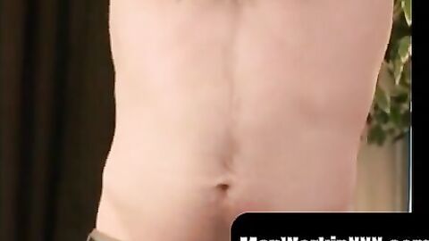 MenWorkinXXX.com - Rough stud jizzing hard after furious big cock masturbation