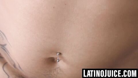 Inked Latino bottom takes massive raw cock POV