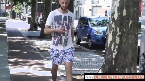 SayUncleNetwork.com - Horny bearded Latino gay barebacked hard and fast in POV