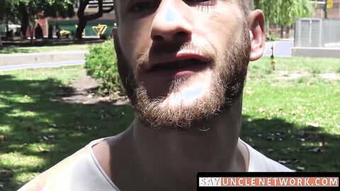 SayUncleNetwork.com - Horny bearded Latino gay barebacked hard and fast in POV