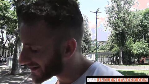 SayUncleNetwork.com - Horny bearded Latino gay barebacked hard and fast in POV