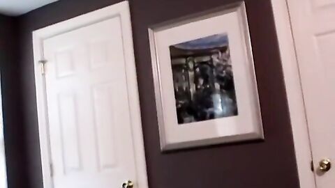 JoeSchmoeXXX.com - Good looking amateur guy strokes his big dick in the bedroom