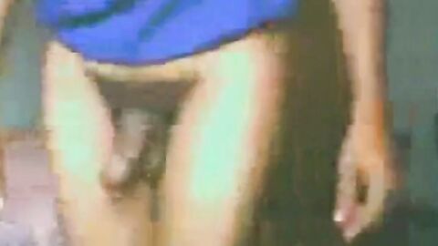 Skinny Asian Sri Lankan Guy Strips on Webcam