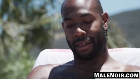 MaleNoir.com - Xavier Zane's ass struck by my throbbing sausage