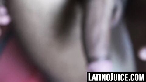 Pretty Latino stretched out until climax POV