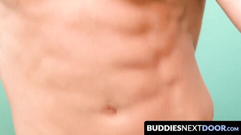 BuddiesNextDoor.com - Two hairy hunks enjoy bedroom raw blowjobs and intense anal fuc