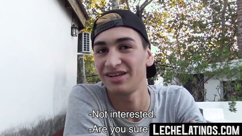 LecheLatinos.com - Straight Latino's first gay double penetration: raw, intense, and