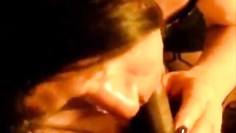 Mature Crossdresser Takes Ebony Bull