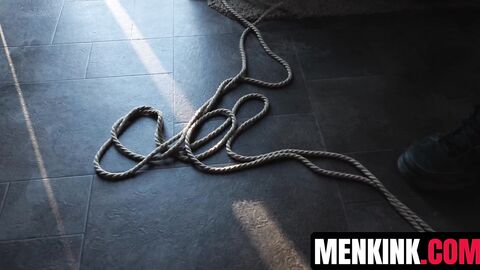 Rookie cop Harrison Todd raw ravaged by Cliff Jensens thick cock