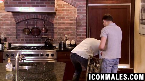 Nick Capra massages then nails his friend Hunter
