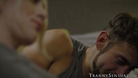 Bulky and sexy Dante Colle stretched my tight TS ass using his large dick