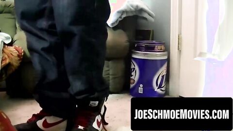 Amateurs Tim and Eric fuck hardcore in steamy shower sweat