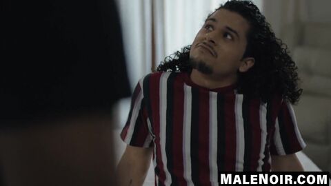 MaleNoir.com - My big black cock slides into Armond Rizzo's ass