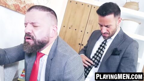 PlayingMen.com - Dan Tyser ass drilled by psychologist Gustavo Cruz