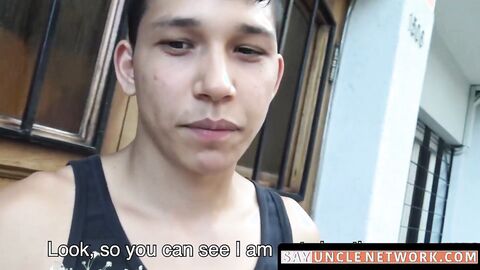 SayUncleNetwork.com - Straight young Latino picked up and raw fucked hard and fast