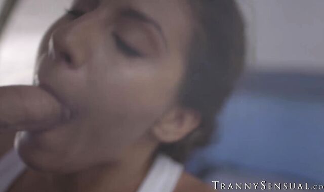 Sultry babe Liv Revamped have threesome with TS Korra and muscled Johhny B
