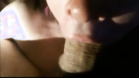 Big-cock Daddy Gets a Deep Blowjob from Amateur Crossdresser