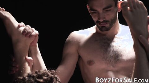 Jack Aries asserts his dominance by pounding Canyon Coles ass