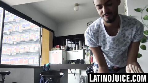 Straight Latino offers his tight hole for quick cash