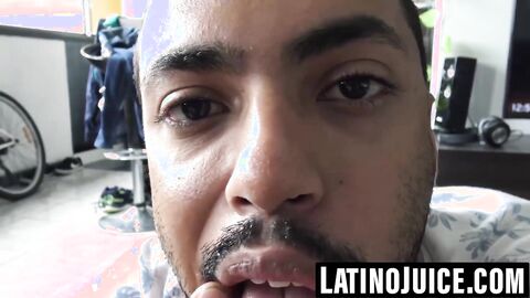 Straight Latino offers his tight hole for quick cash