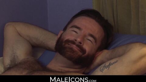 MaleIcons.com - Muscular gay Brendan Patrick's anal drilling of young jock with big c