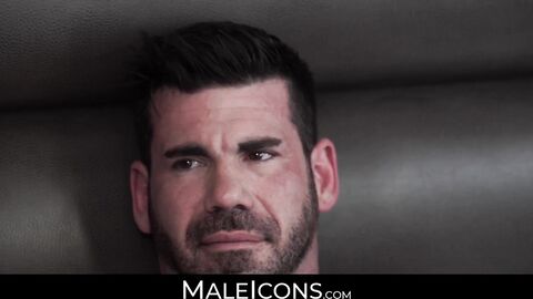 MaleIcons.com - Pale twink's lovemaking session with beefy stepdaddy in pronebone pos