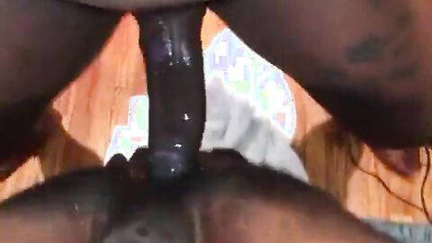 Big Black Cock Barebacks a Horny Slut