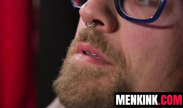 Two men edge Jay Austin with a vibrator and deny his release
