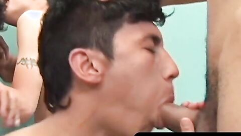 OTBXXX.com - Many young Latinos blowing each other and barebacking hard until cum