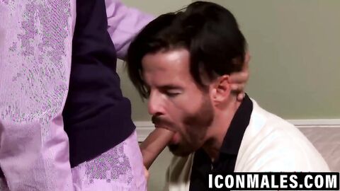 Hairy Brendan Patrick craves Rodney Steele's thick cock