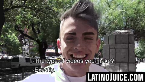 Latino bottom picked up and filled with raw dick