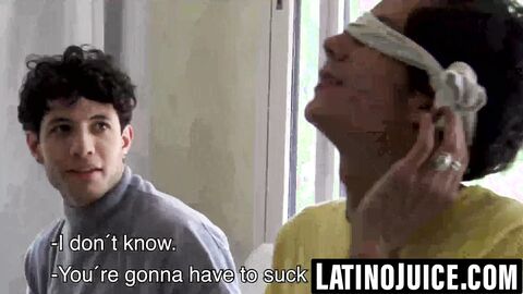 Pretty Latino teen gangbanged in amateur orgy