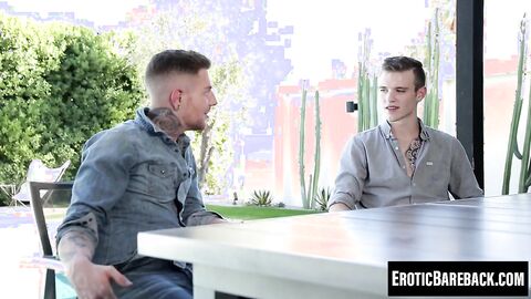 Scott Finn deepthroats Danny Gunn to the balls