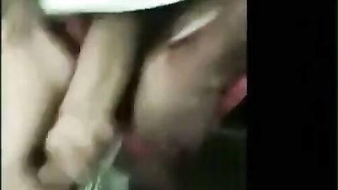 Public Bath Interracial Handjob and Cumming