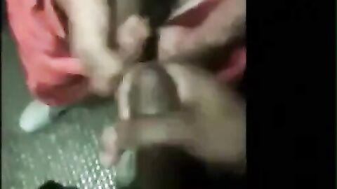 Public Bath Interracial Handjob and Cumming