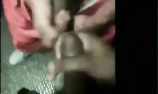 Public Bath Interracial Handjob and Cumming
