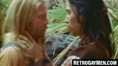 Cherokee gay makes love in sixty nine with hairy vintage man