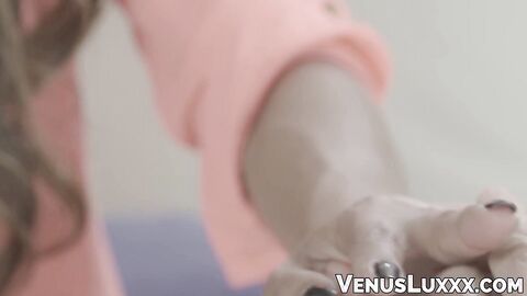 TS Venus Lux and BFs engagement celebration turns into switch fucking